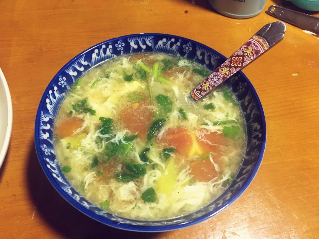 西红柿鸡蛋汤