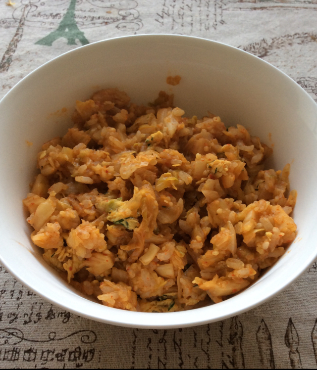 五花肉泡菜炒饭