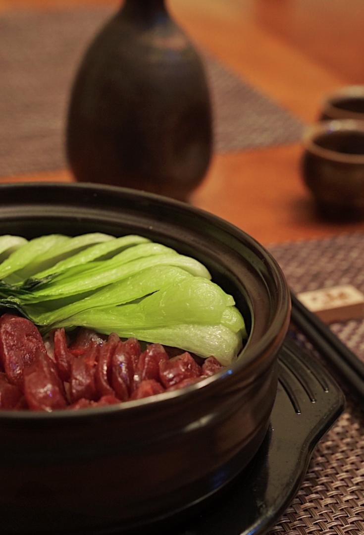 香肠煲仔饭