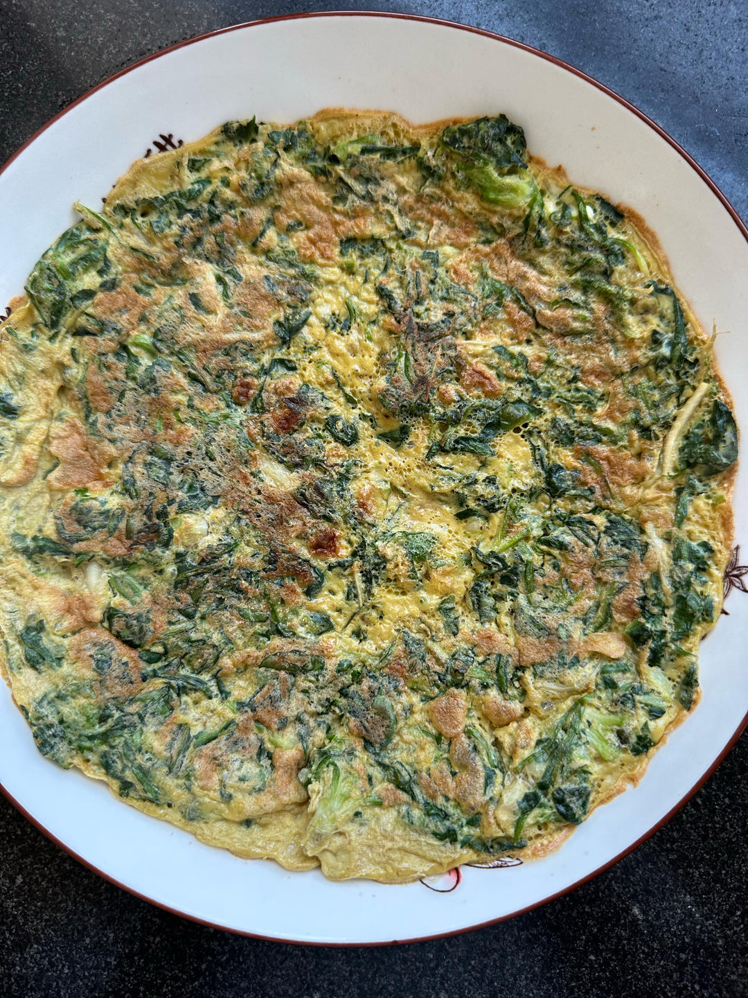 荠菜鸡蛋饼的做法