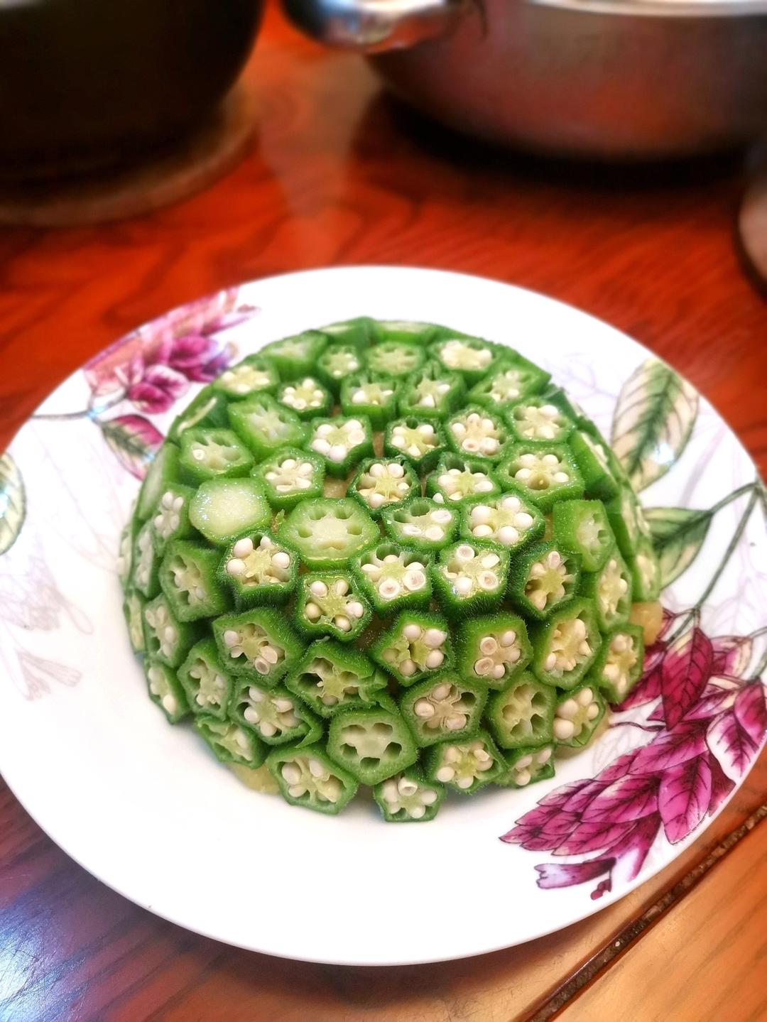人见人爱的秋葵土豆泥