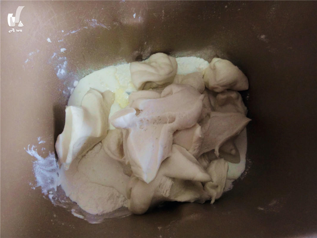 奶油软排包的做法 步骤3