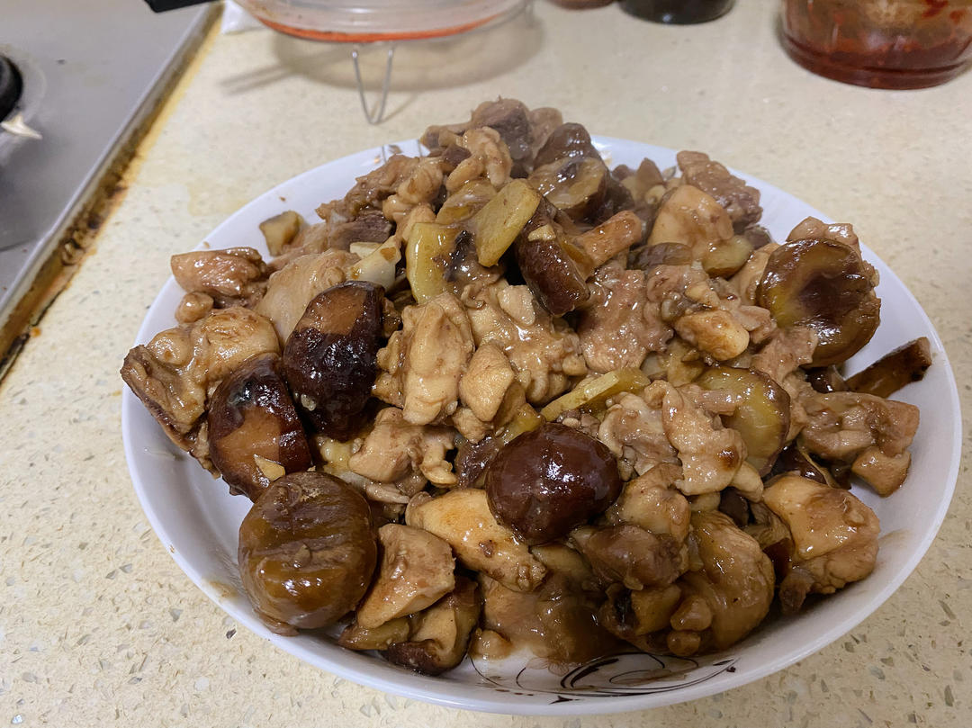 【栗子烧鸡】鸡肉都给你吃，栗子归我~
