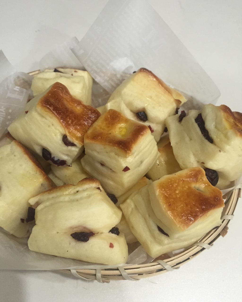 蔓越莓优格小面包块