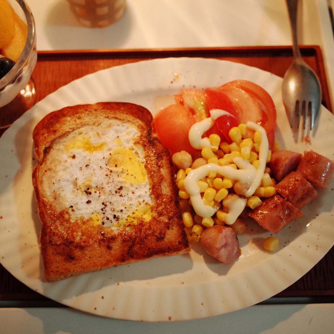 一片面包的三明治