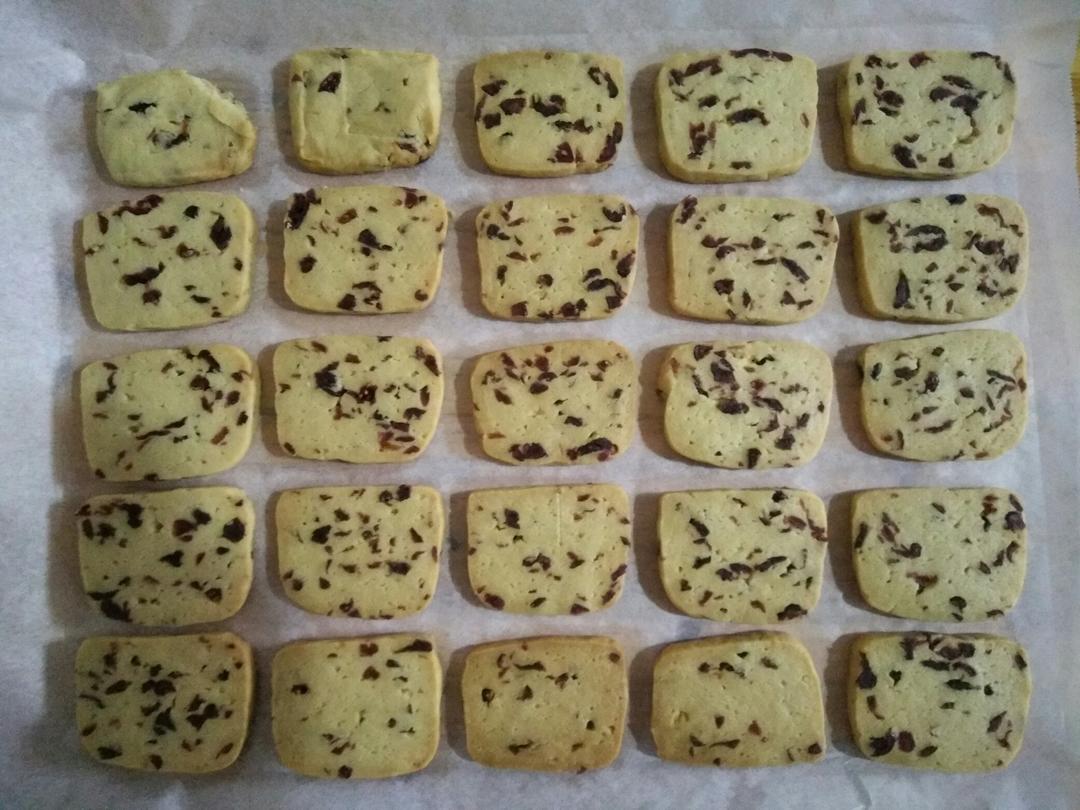 低糖少油版蔓越莓饼干