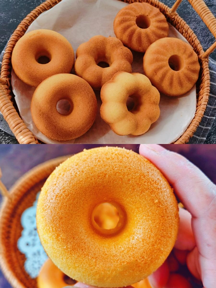 零失败的蛋糕甜甜圈，比戚风蛋糕简单100倍的做法