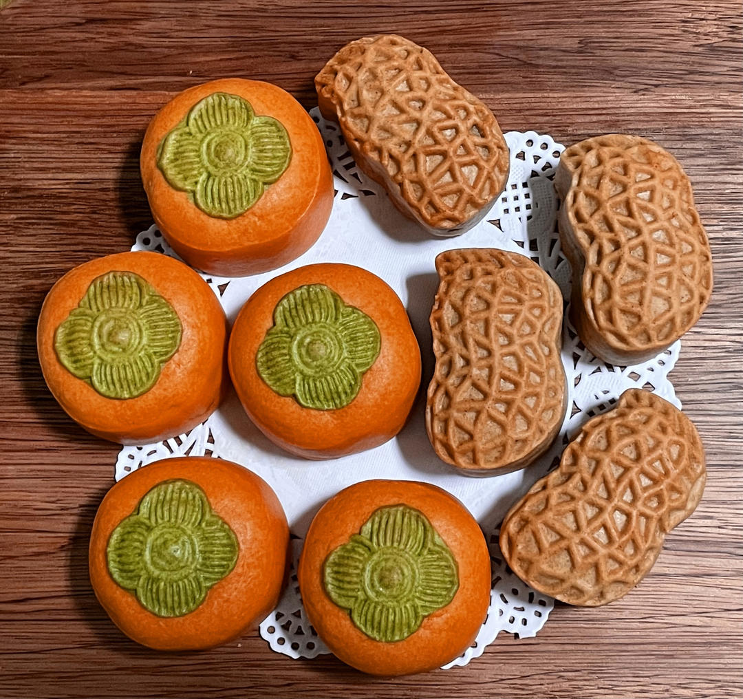 好事（柿）发（花）生🥜—广式伯爵红茶花生月饼