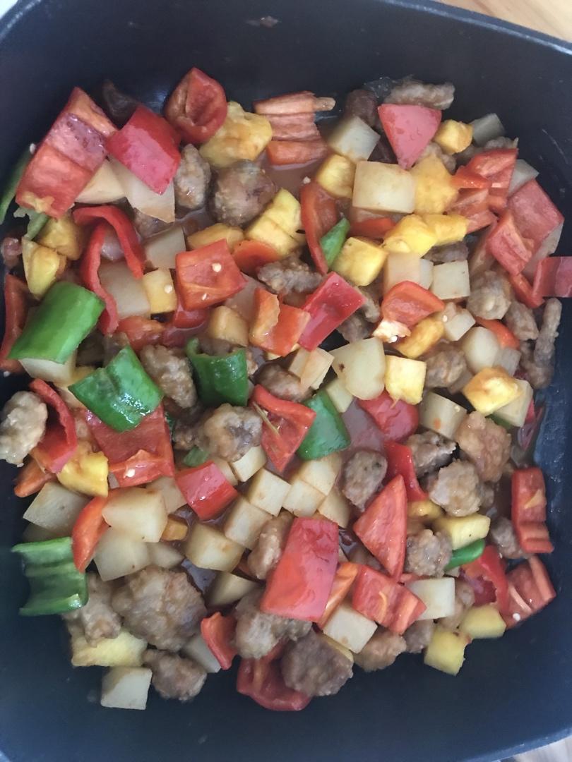 秘制菠萝咕噜肉（绝对好吃）