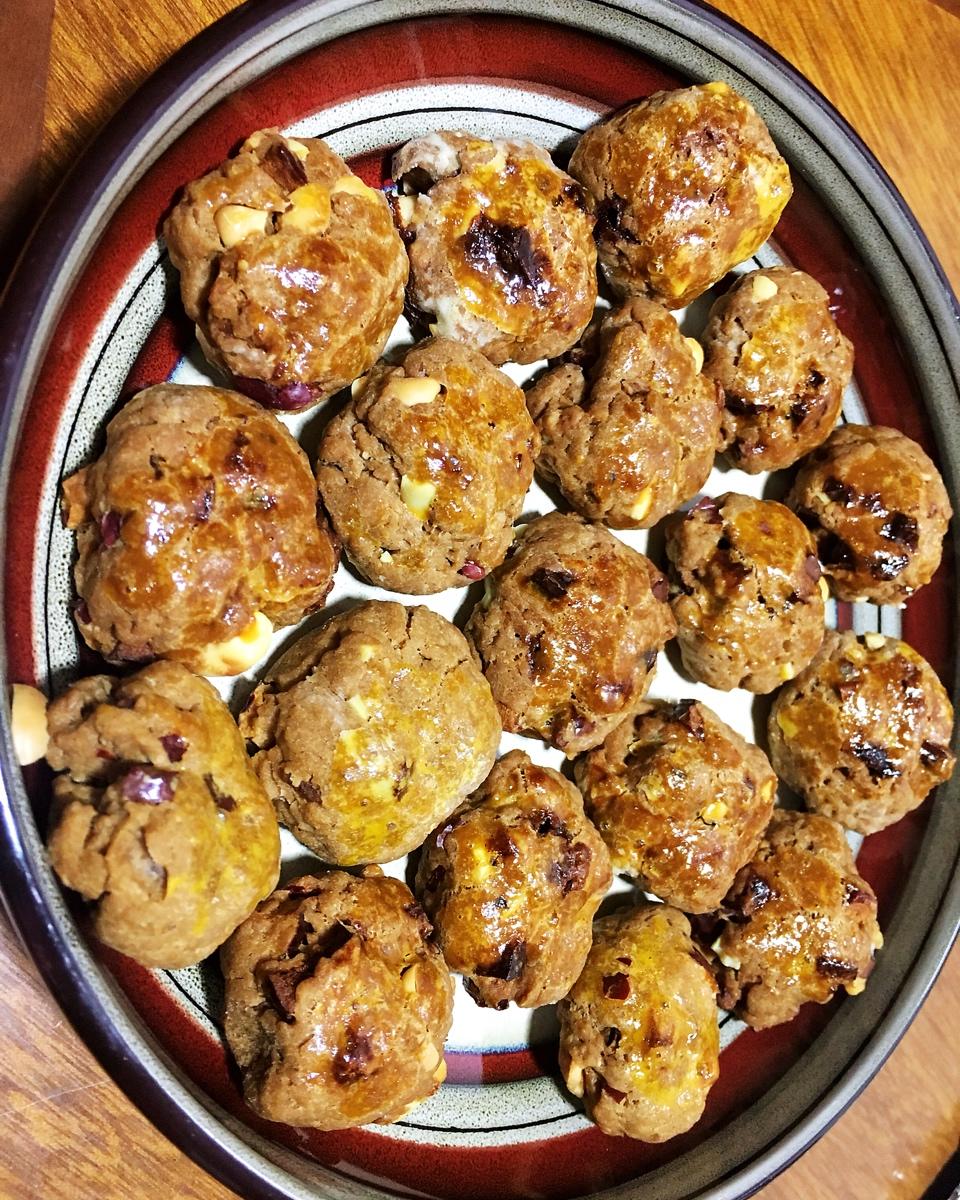 红枣红糖核桃饼干