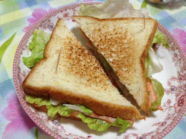 黑椒鸡排三明治