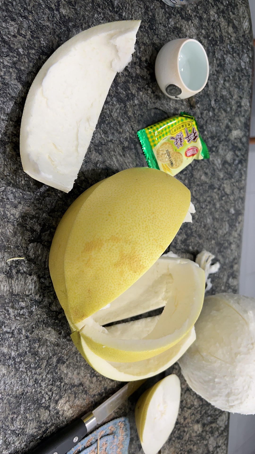 柚子皮（化痰止咳）的做法 步骤1
