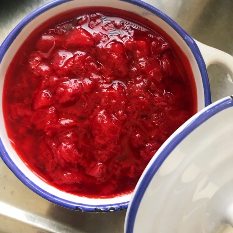 自制草莓酱🍓（微波炉版超简单快手）的做法