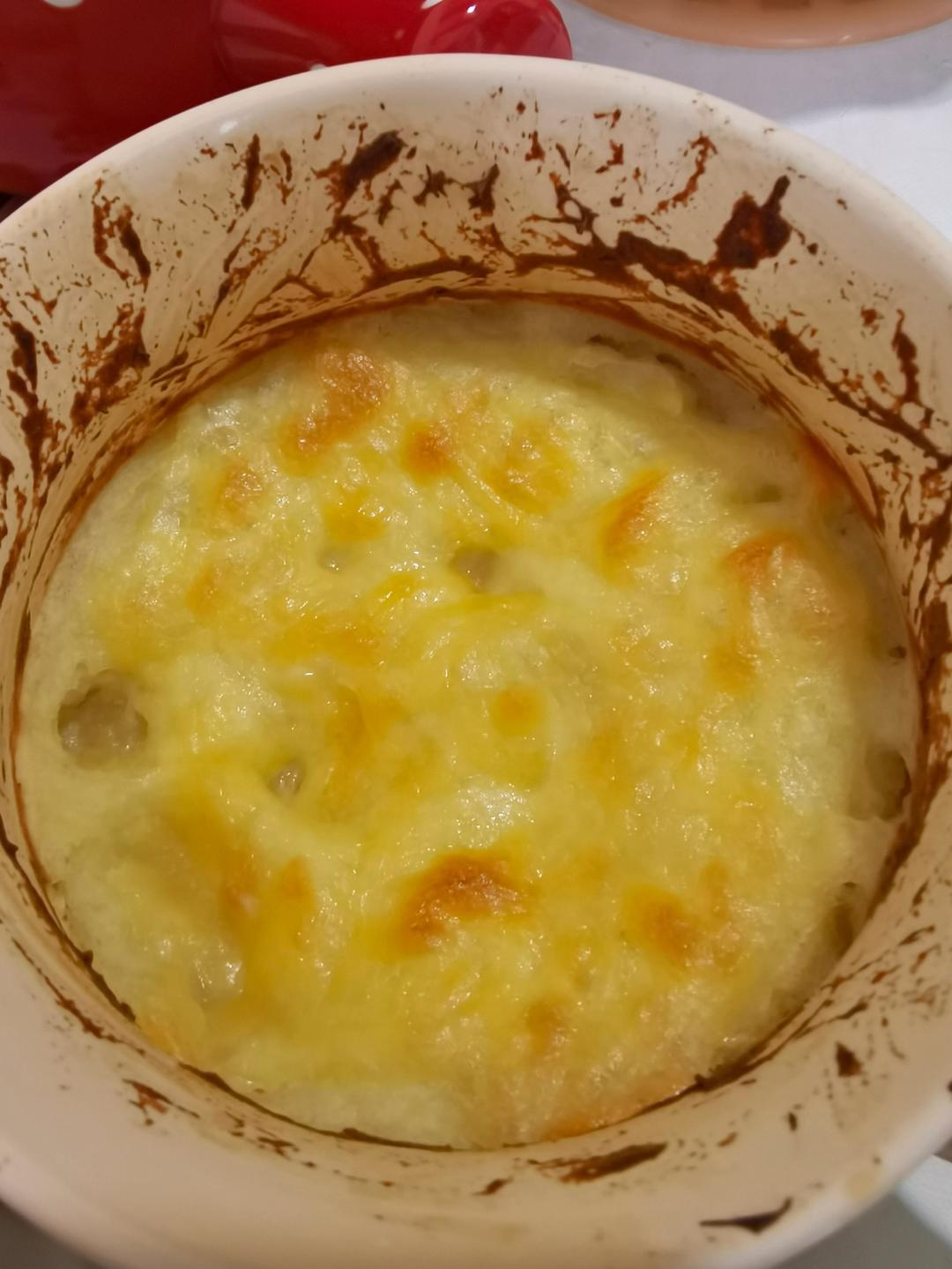 芝士焗土豆泥（烤箱版），小朋友们最爱