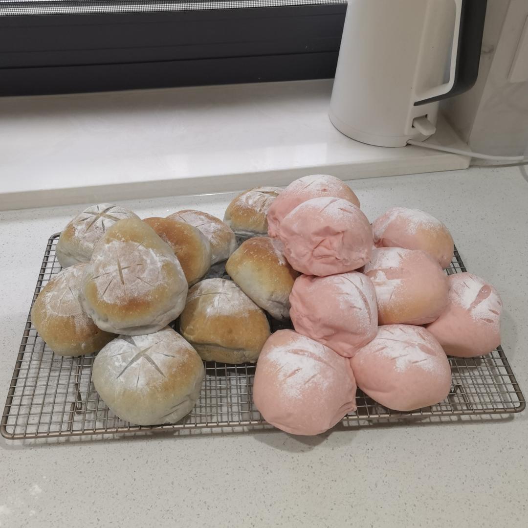 超软蔓越莓乳酪夹心软欧面包，一次发酵简易版，超软久放不变硬巨好吃