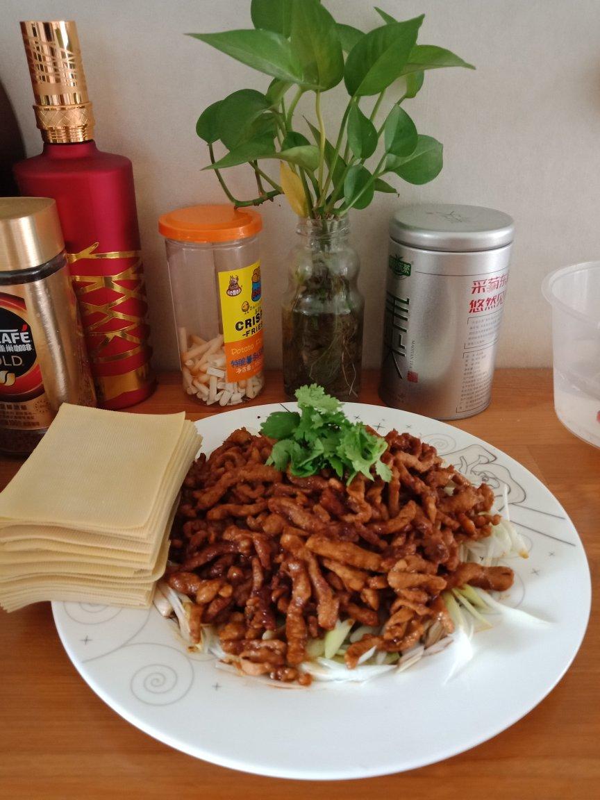 传统做法 京酱肉丝