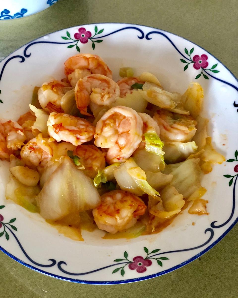 虾仁白菜