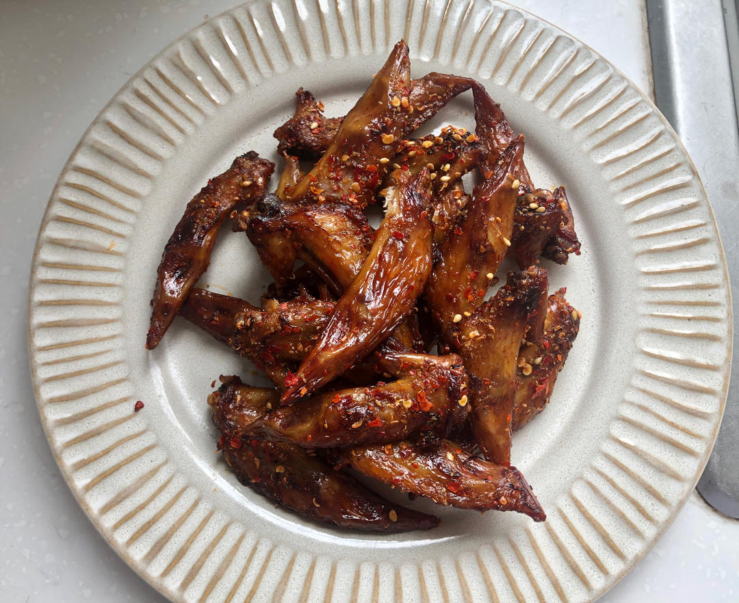 追剧下酒小零食！鸡翅尖！空气炸锅版（不放一滴油）