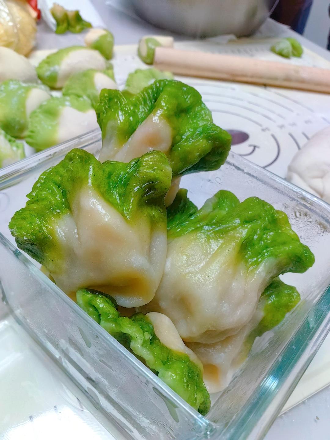 【造型百财🥬饺子】