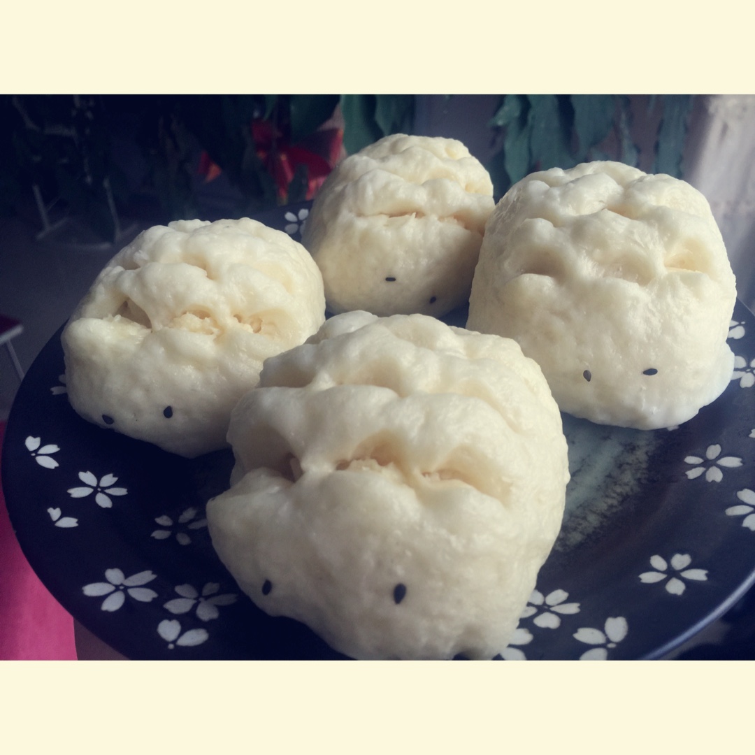 自制无油奶黄包