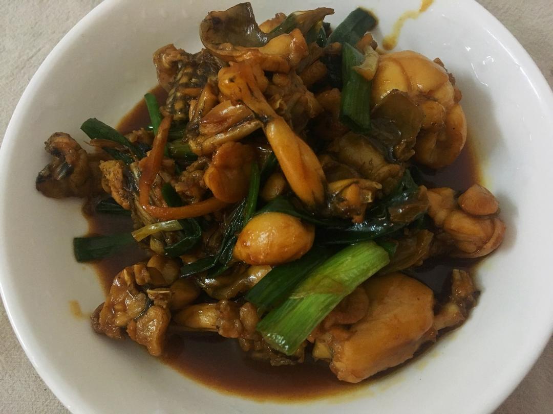 姜葱炒牛蛙