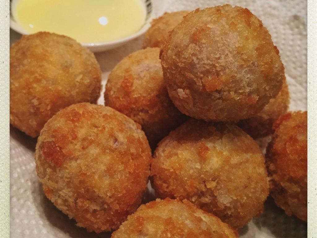 金灿灿香芋小丸子