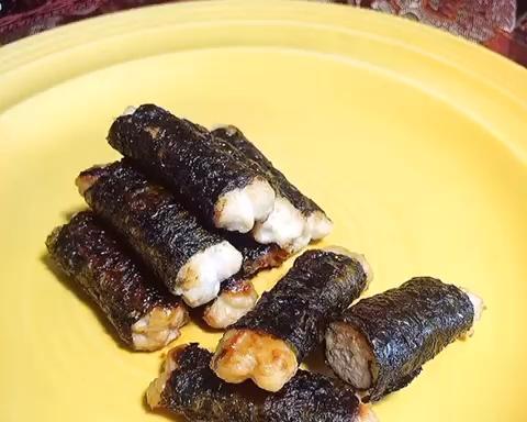 无油无水减脂海苔鸡肉卷