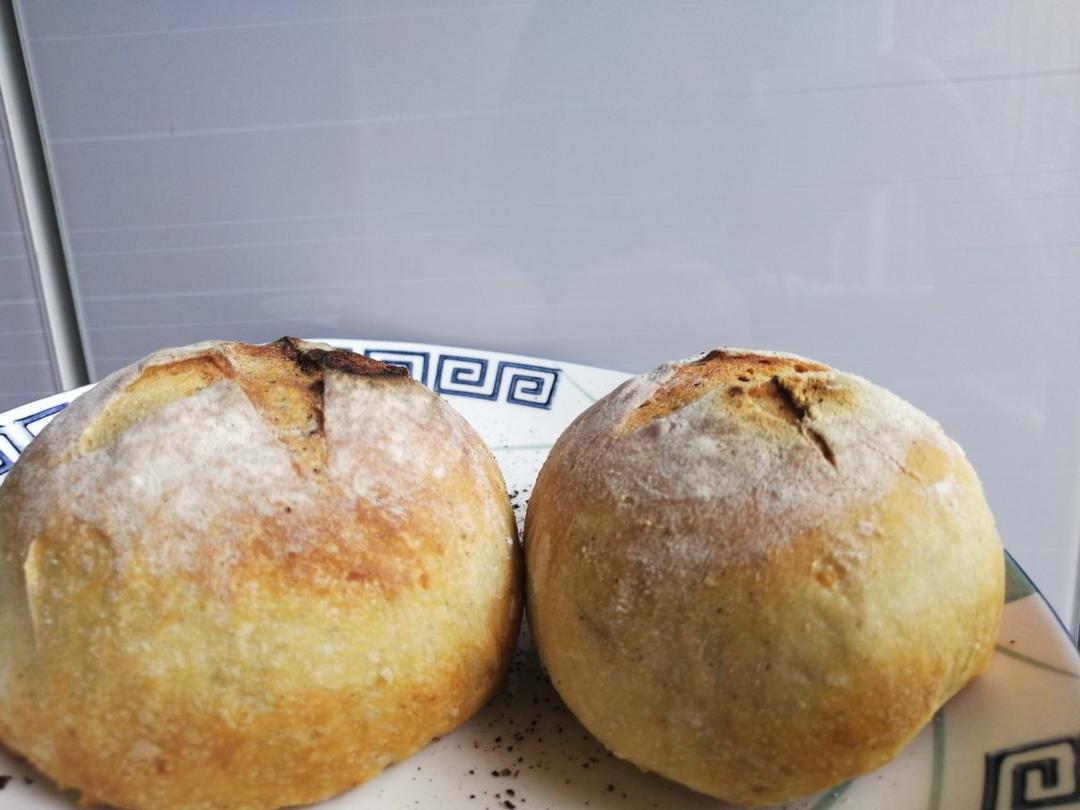 免揉黑椒土豆脆皮欧包