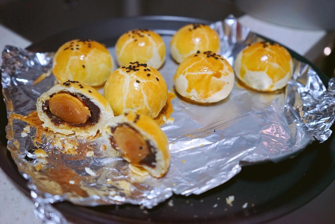 超详细步骤——蛋黄酥做法
