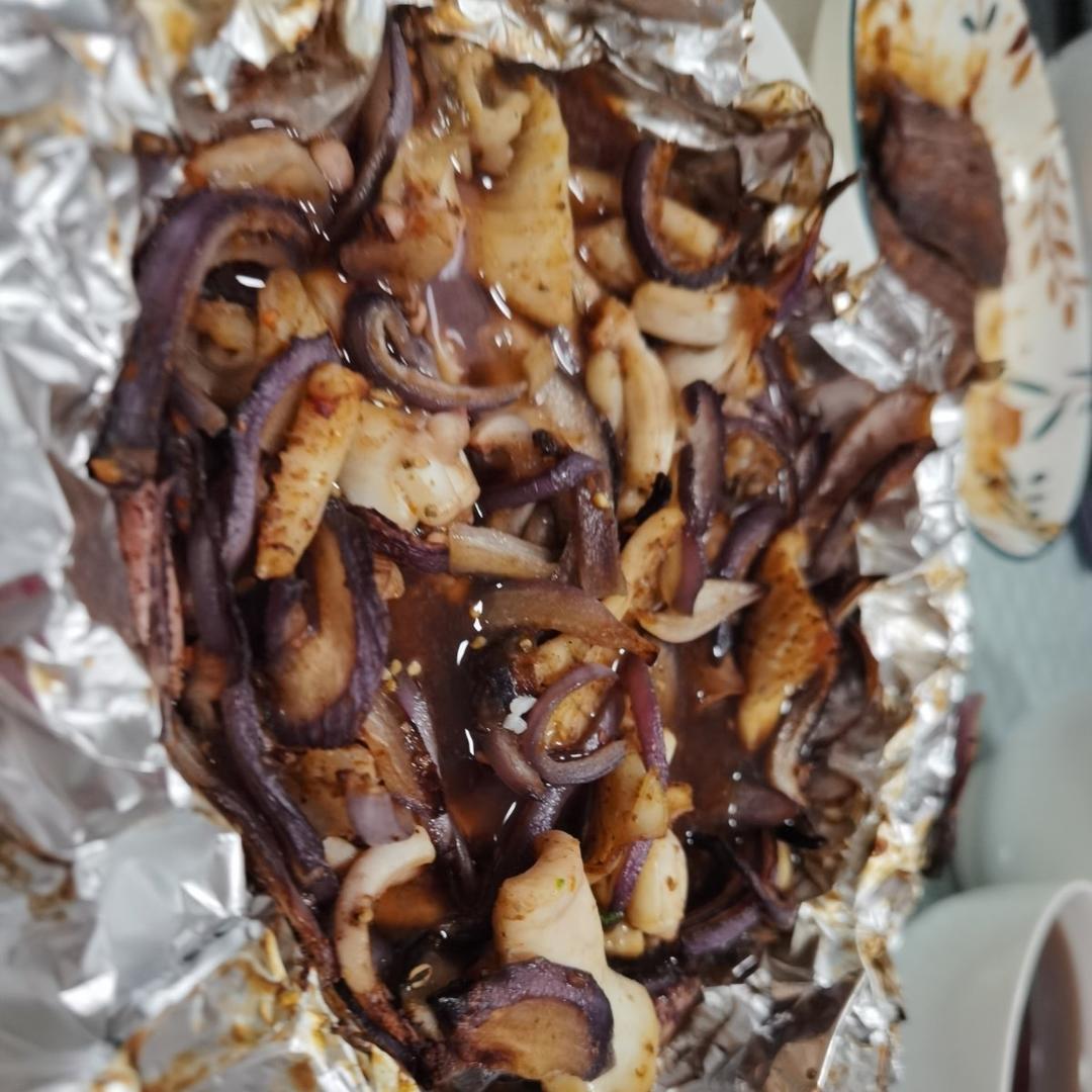 烤鱿鱼 空气炸锅版