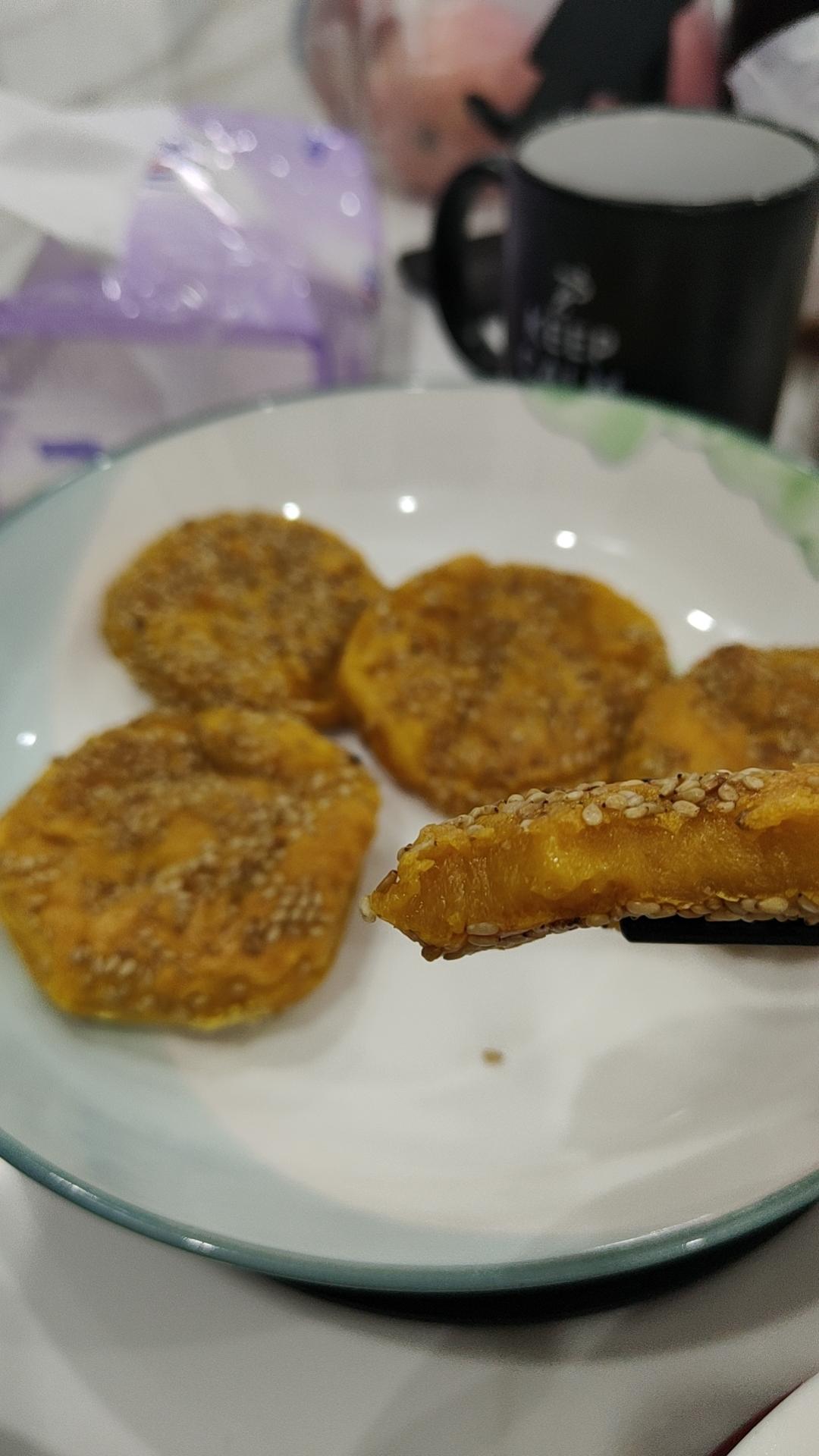 无糖无油南瓜饼