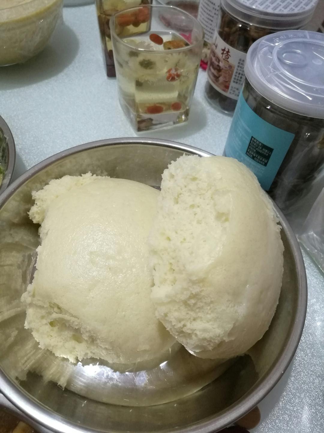 纯手工发面馒头的做法
