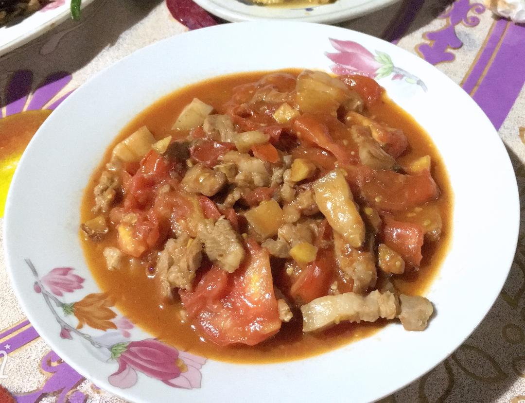 竹攸攸做的番茄炒肉