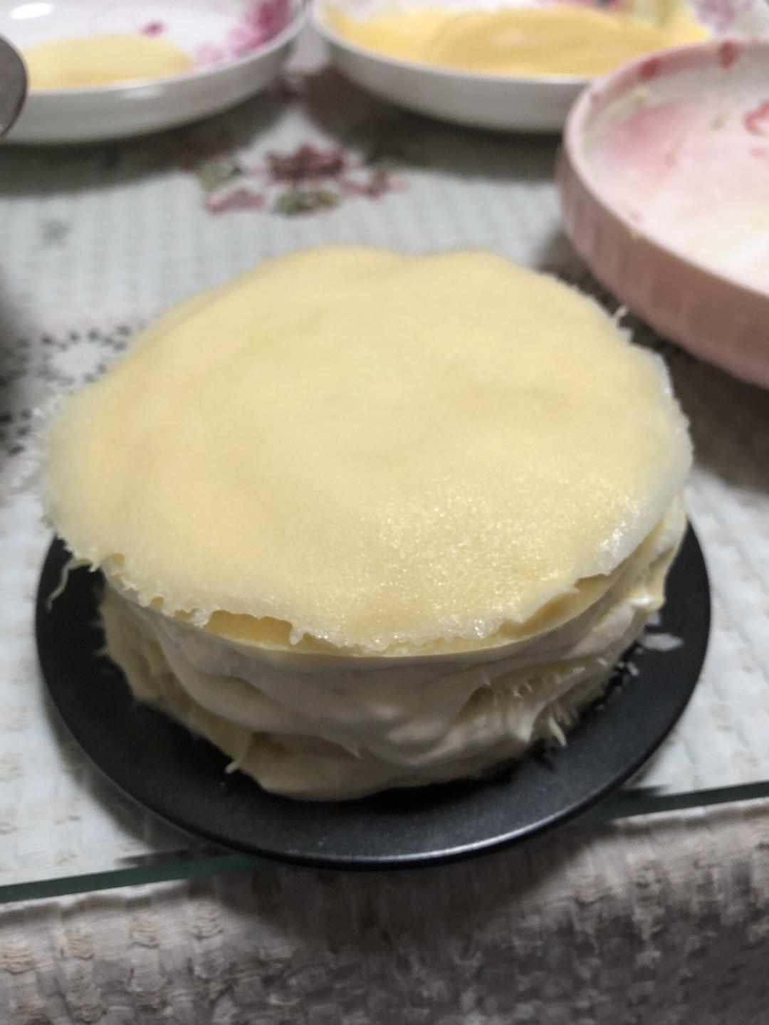 零基础山姆超市同款—榴莲千层蛋糕