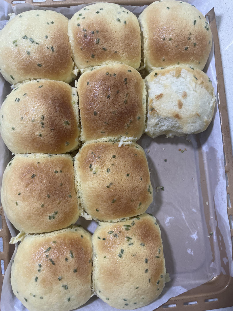 葱香肉松墨西哥面包（波兰种+烫种）