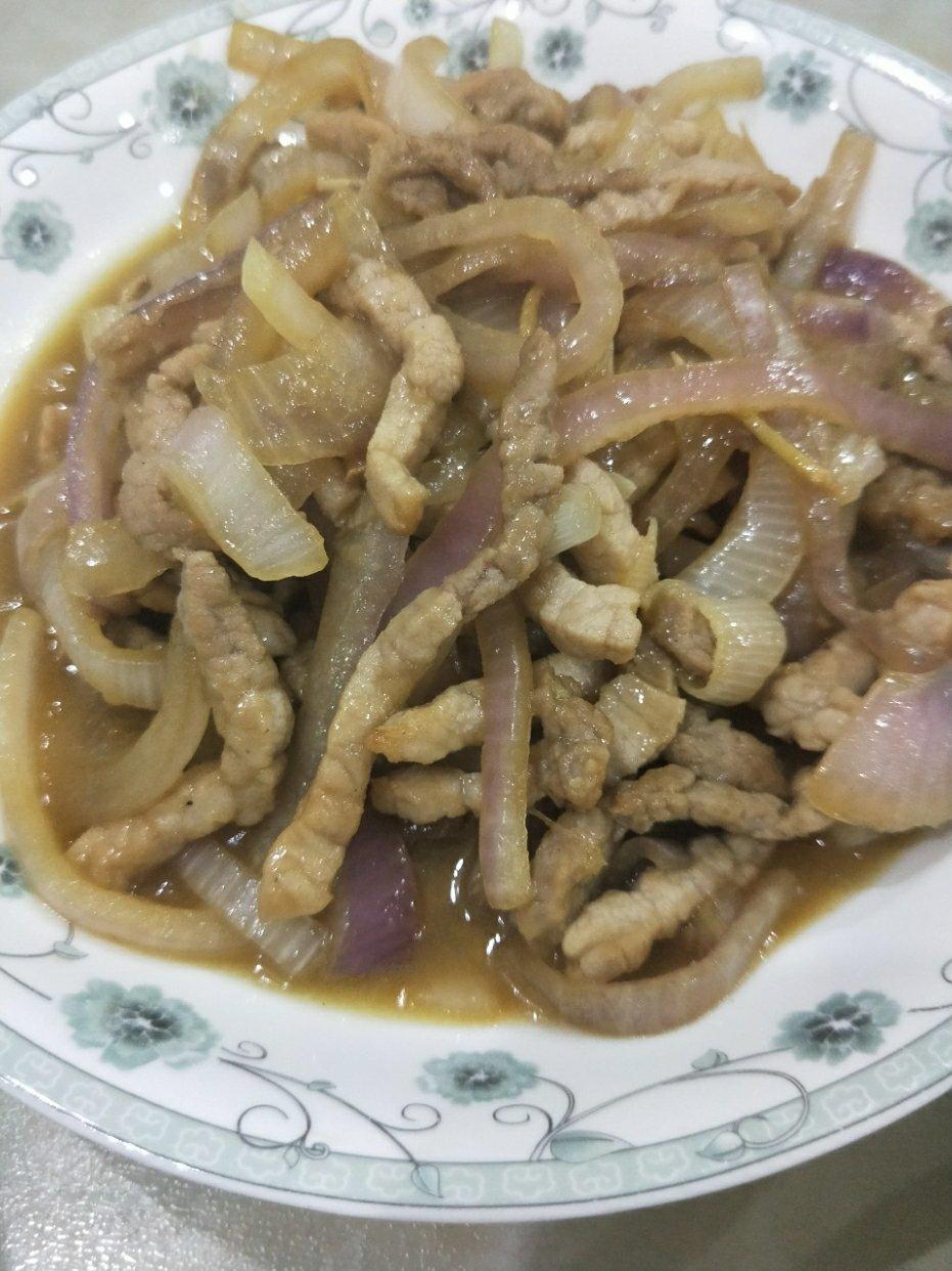 洋葱炒肉丝