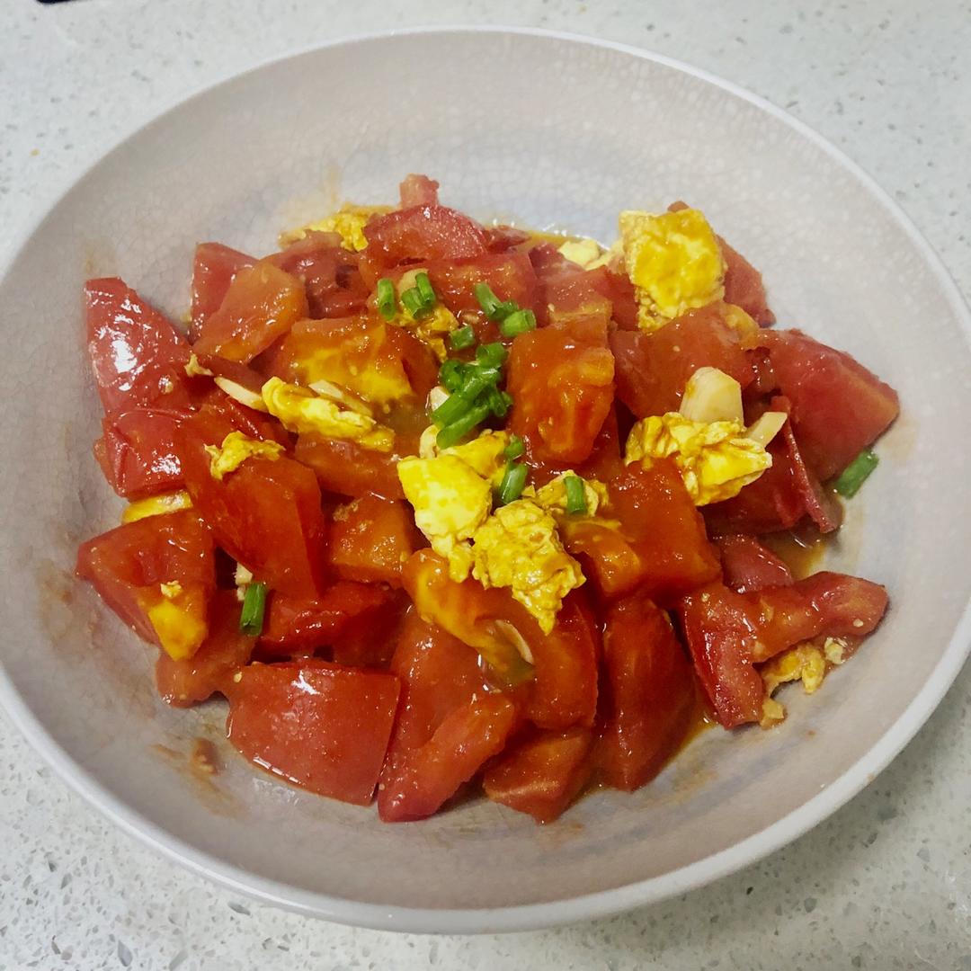 赛螃蟹炒番茄【The national Chinese food】