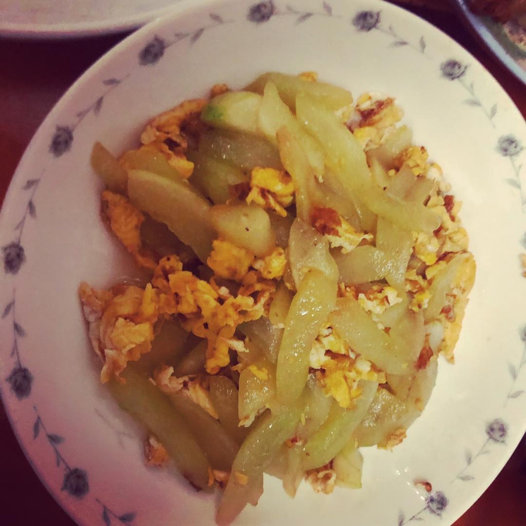 青瓜炒鸡蛋