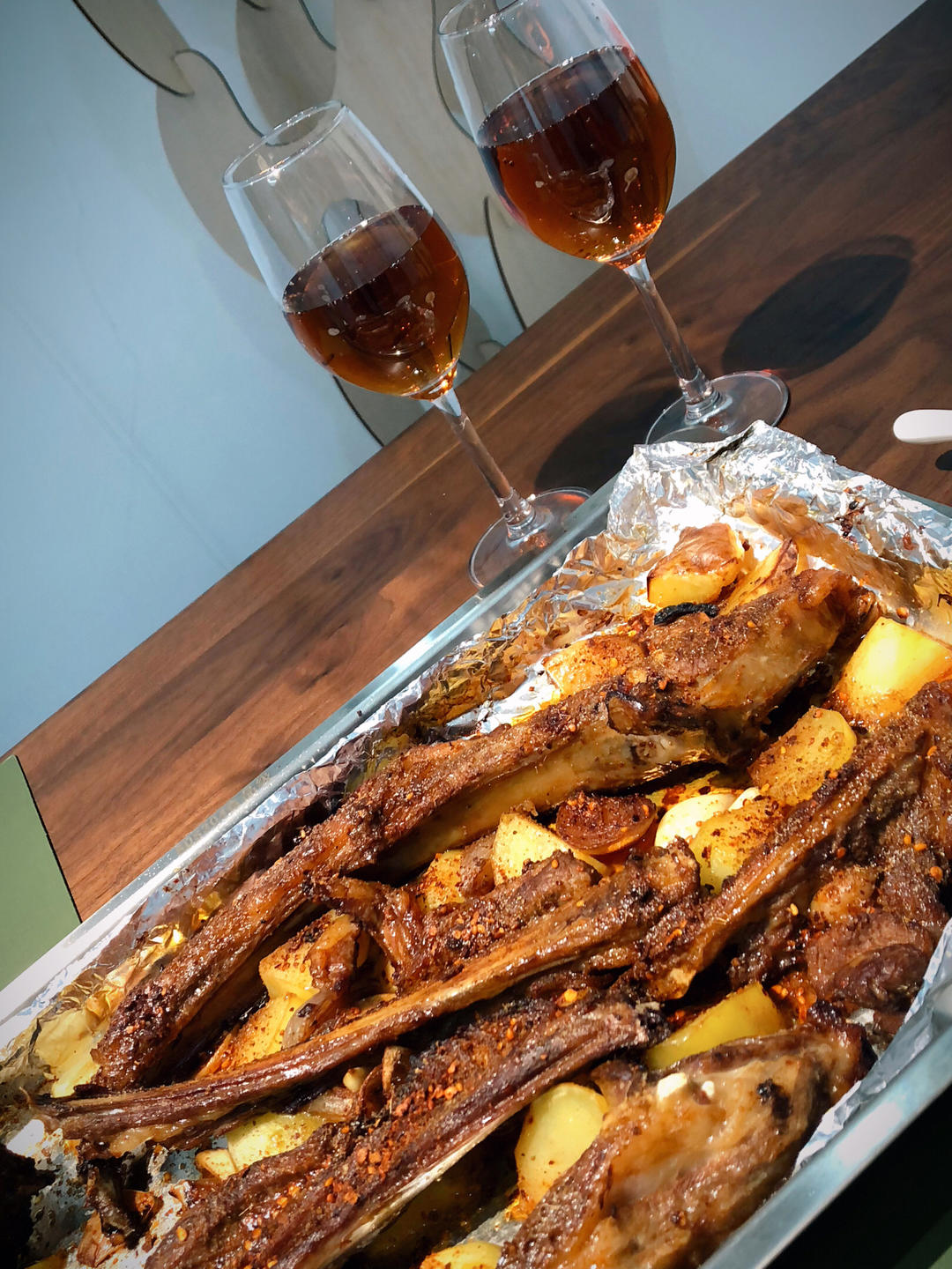 超好吃的烤羊排烤箱版