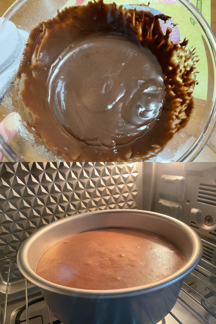 可可戚风蛋糕～8寸～百分百成功