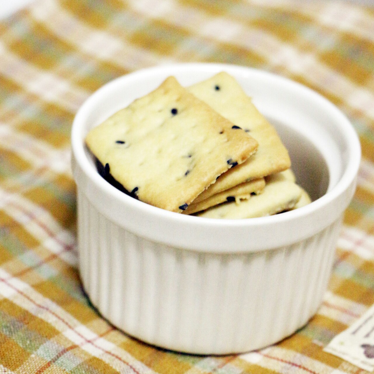 无糖芝麻苏打饼干