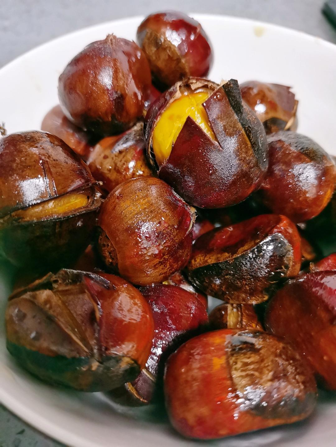 🔥免烤箱❗️香甜软糯～电饭锅糖炒板栗