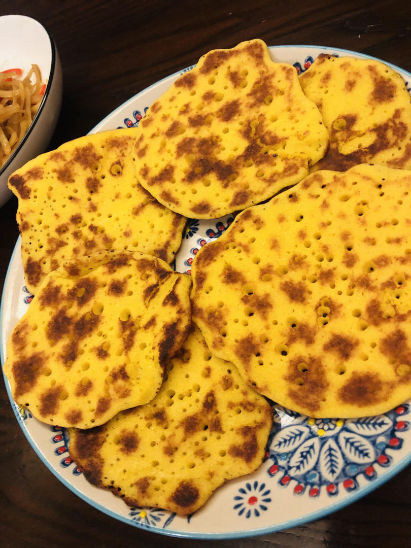 玉米面松饼，早起5分钟搞定，又软又健康
