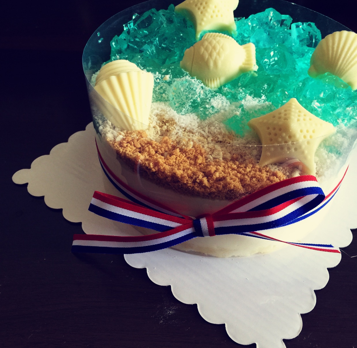 海洋酸奶慕斯蛋糕