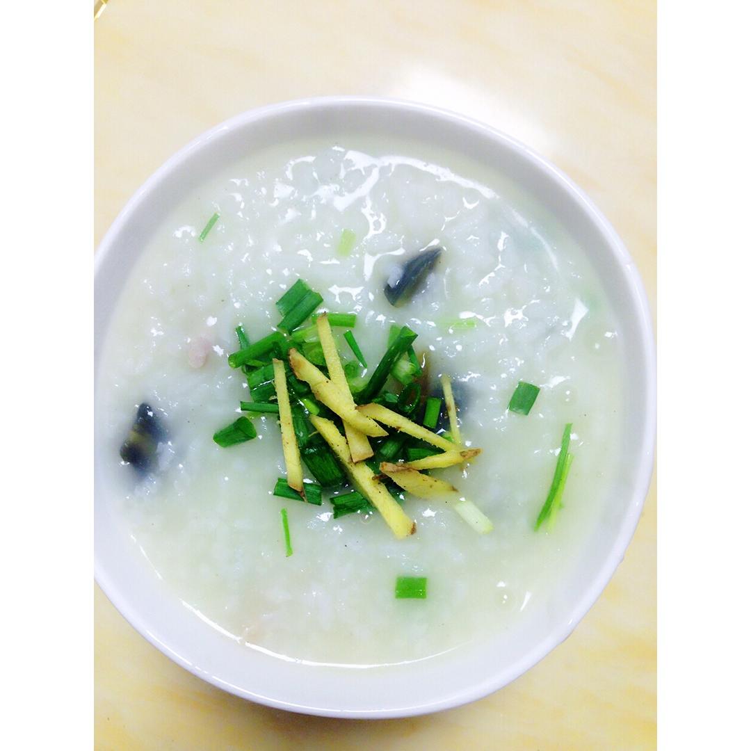 皮蛋瘦肉粥 Pidan & Pork Rice Soup