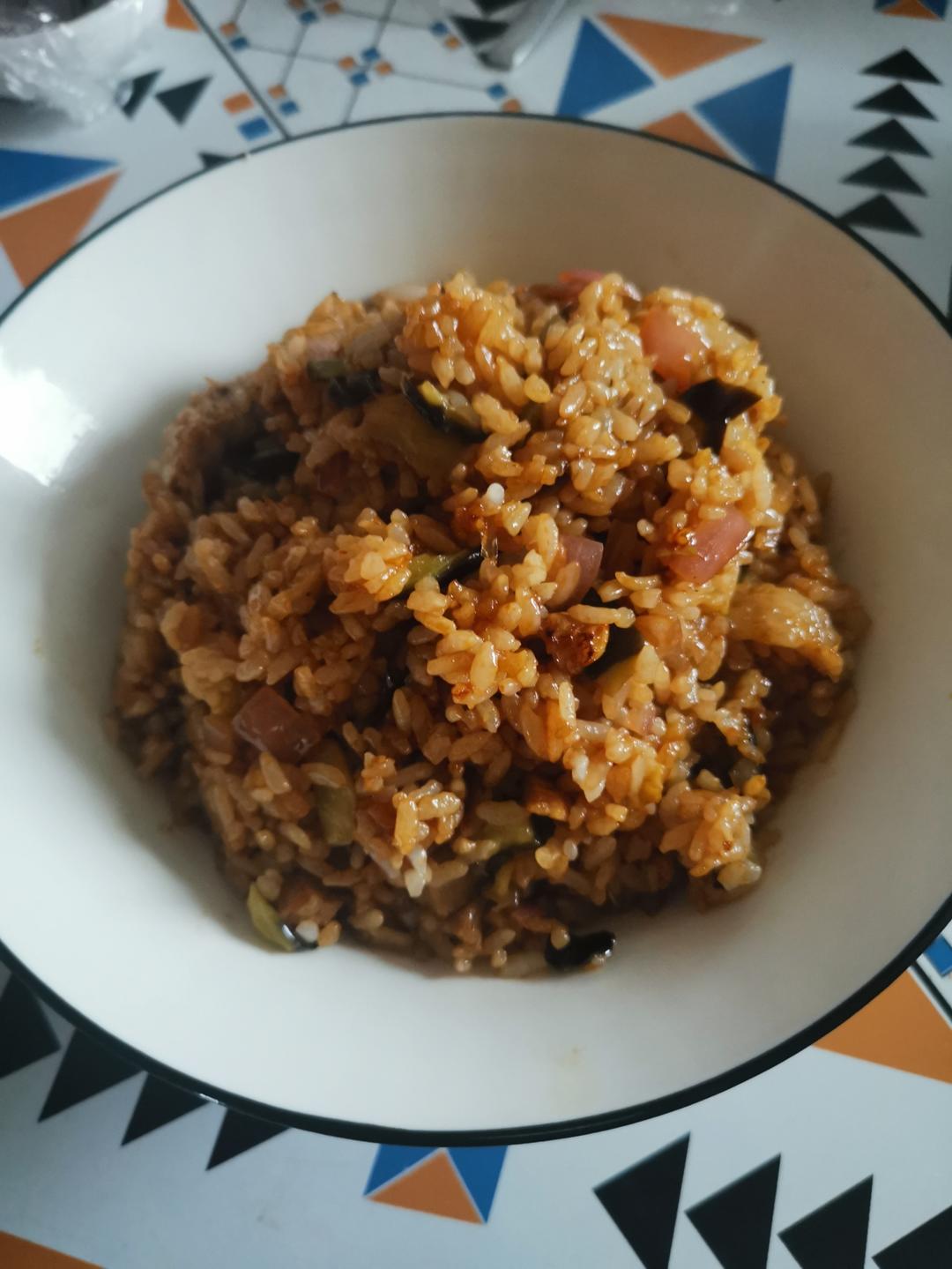 茄子炒饭 丰茂同款