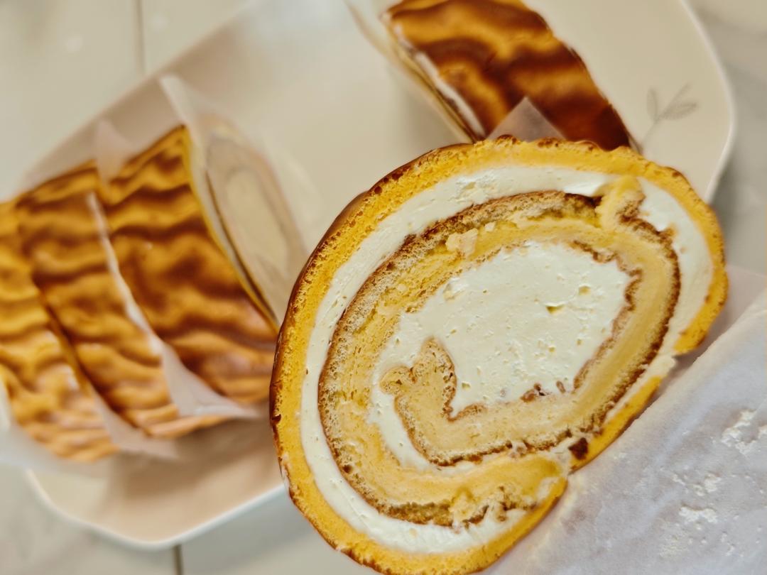 春天色 虎皮蛋糕卷.戚风蛋糕卷 by pink-rabbit