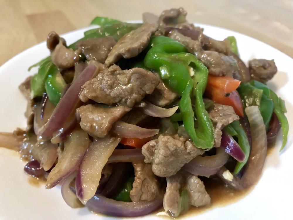 青椒炒牛肉