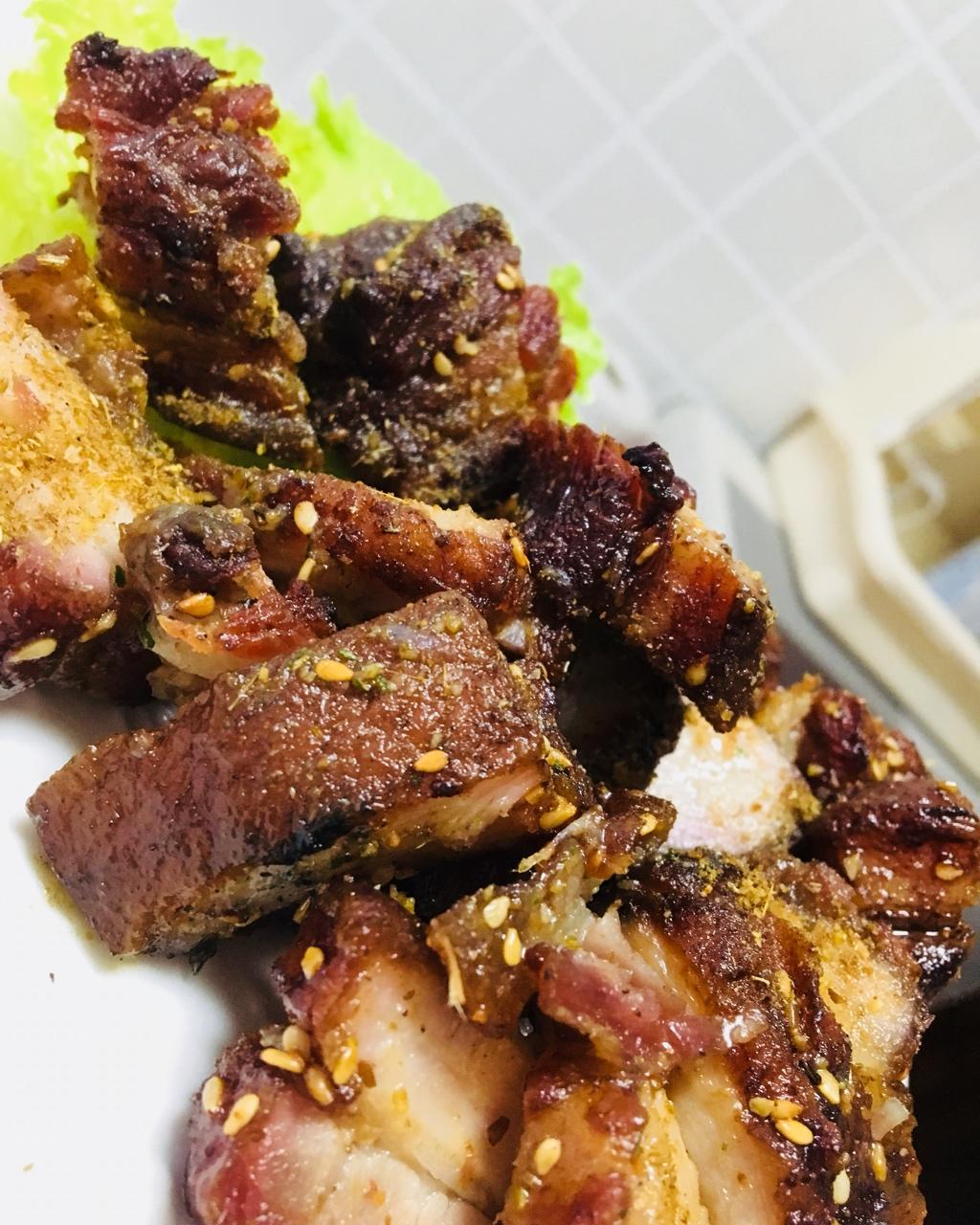 花开不是为了花落s做的烤五花肉烤箱版