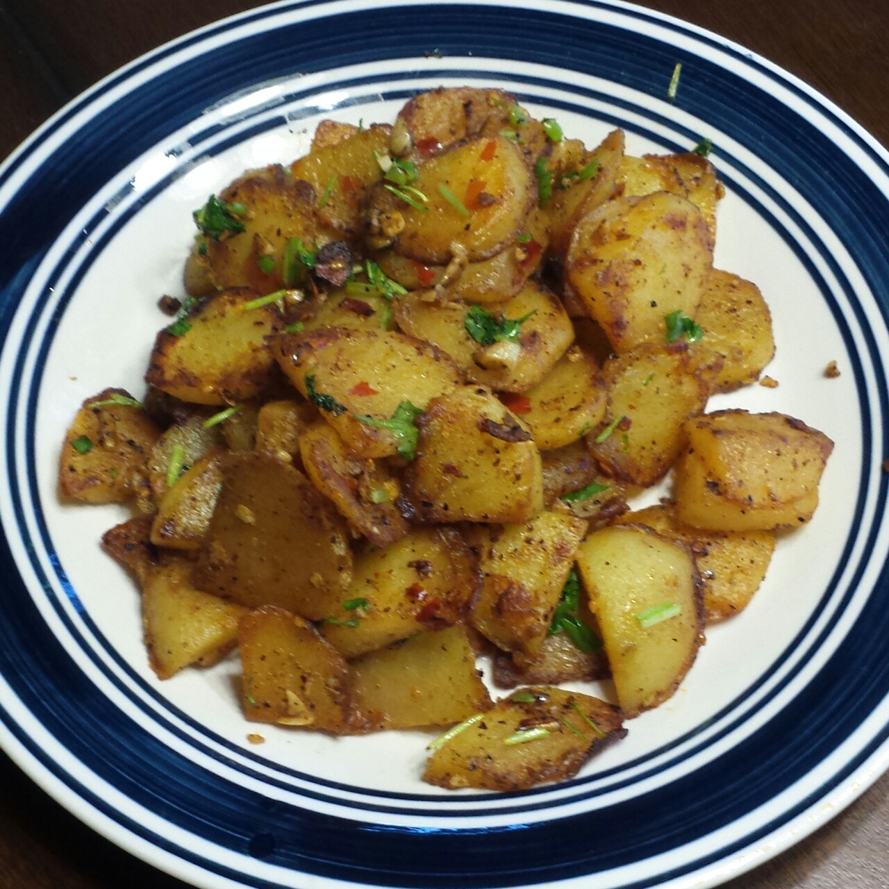 孜然烧烤土豆之无烤箱版